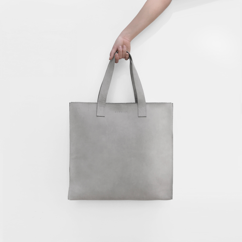 The Minimal XL | Grote leren shopper