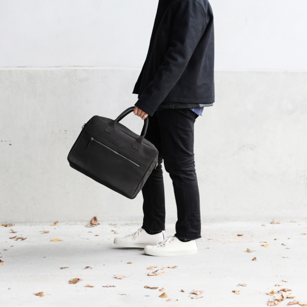 The Urban | Leren laptoptas